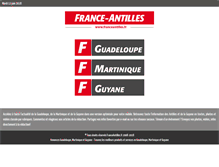 Tablet Screenshot of franceantilles.mobi